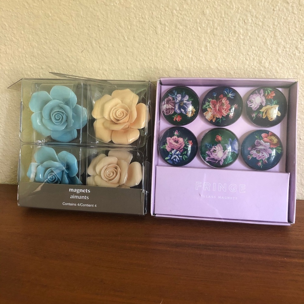 Floral Refrigerator Magnets